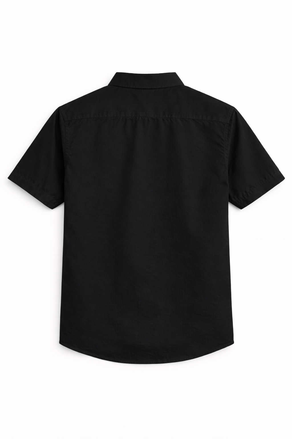 Men's Premium Embroidered Short Sleeve Shirt - Party Animal Design (Black)